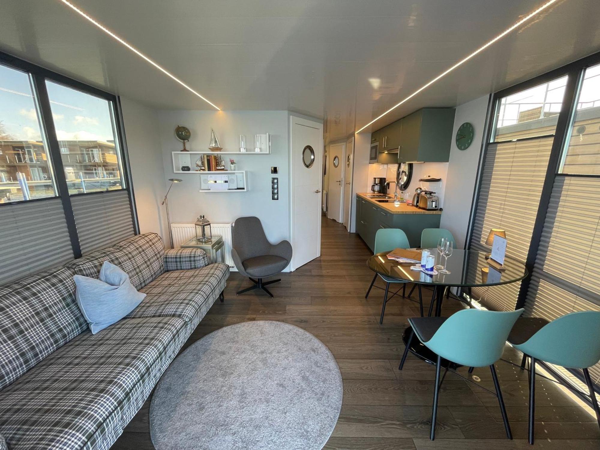 Отель Hausboot Fjord Baltica Mit Dachterrasse In Барт Экстерьер фото