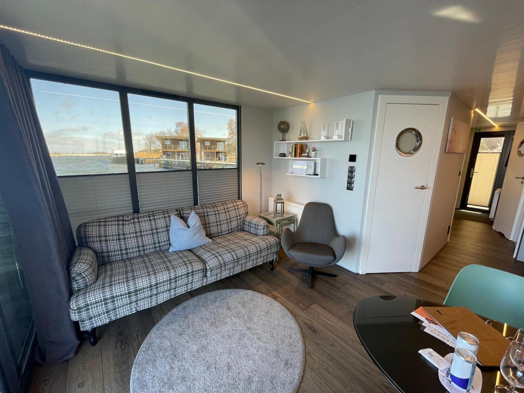 Отель Hausboot Fjord Baltica Mit Dachterrasse In Барт Экстерьер фото